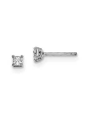 Madi K Sterling Silver Enameled Pig Post Earrings and a pair of 4mm CZ Stud Earrings Madi K Sterling Silver Enameled Pig Post Earrings and a pair of 4mm CZ Stud Earrings